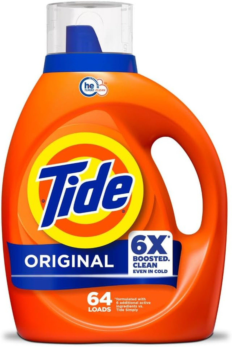 Tide Original Liquid Laundry Detergent 80oz 64 Loads Stain Removal