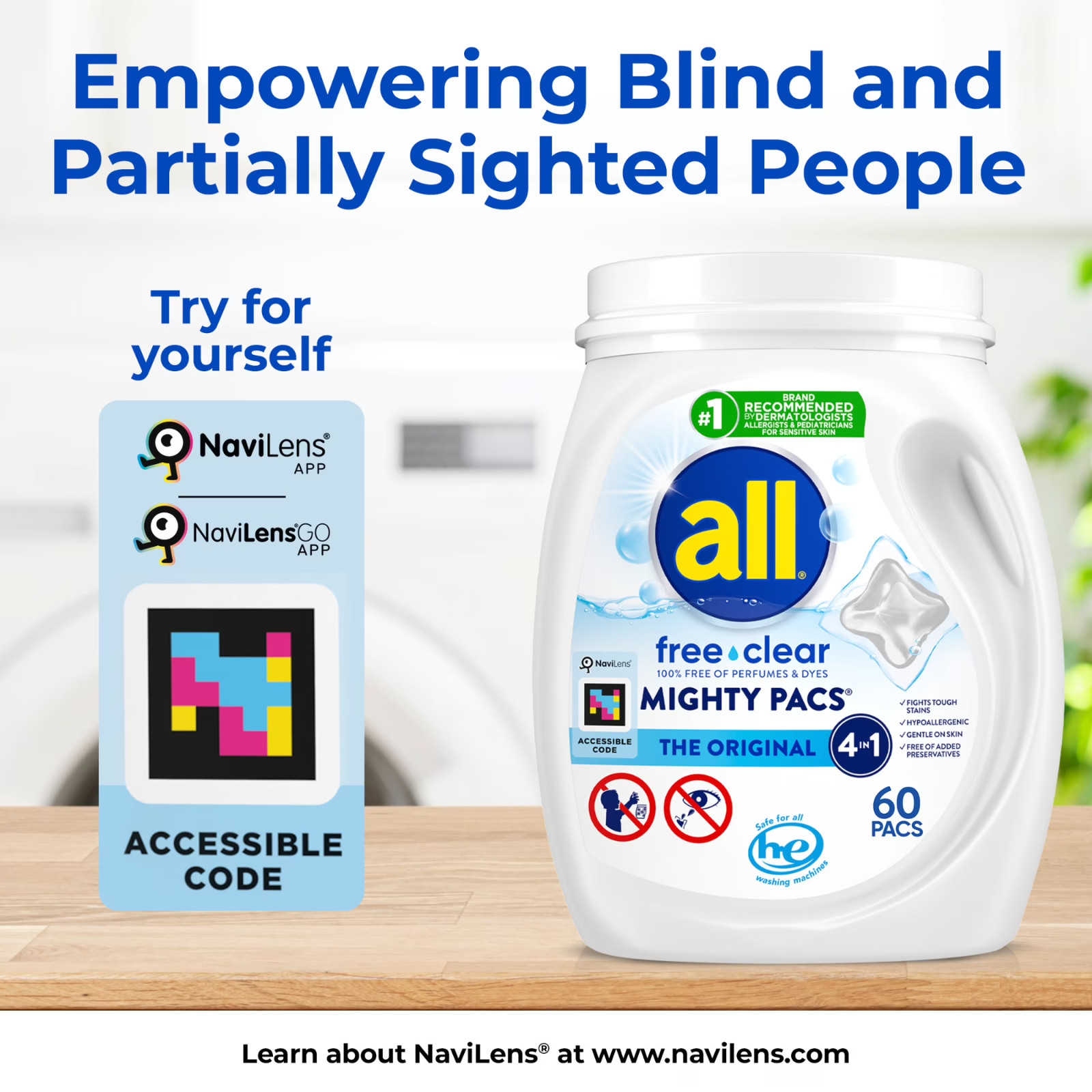 [BIG SALE] all Free Clear Mighty Pacs, 60 Count – 2 PACK