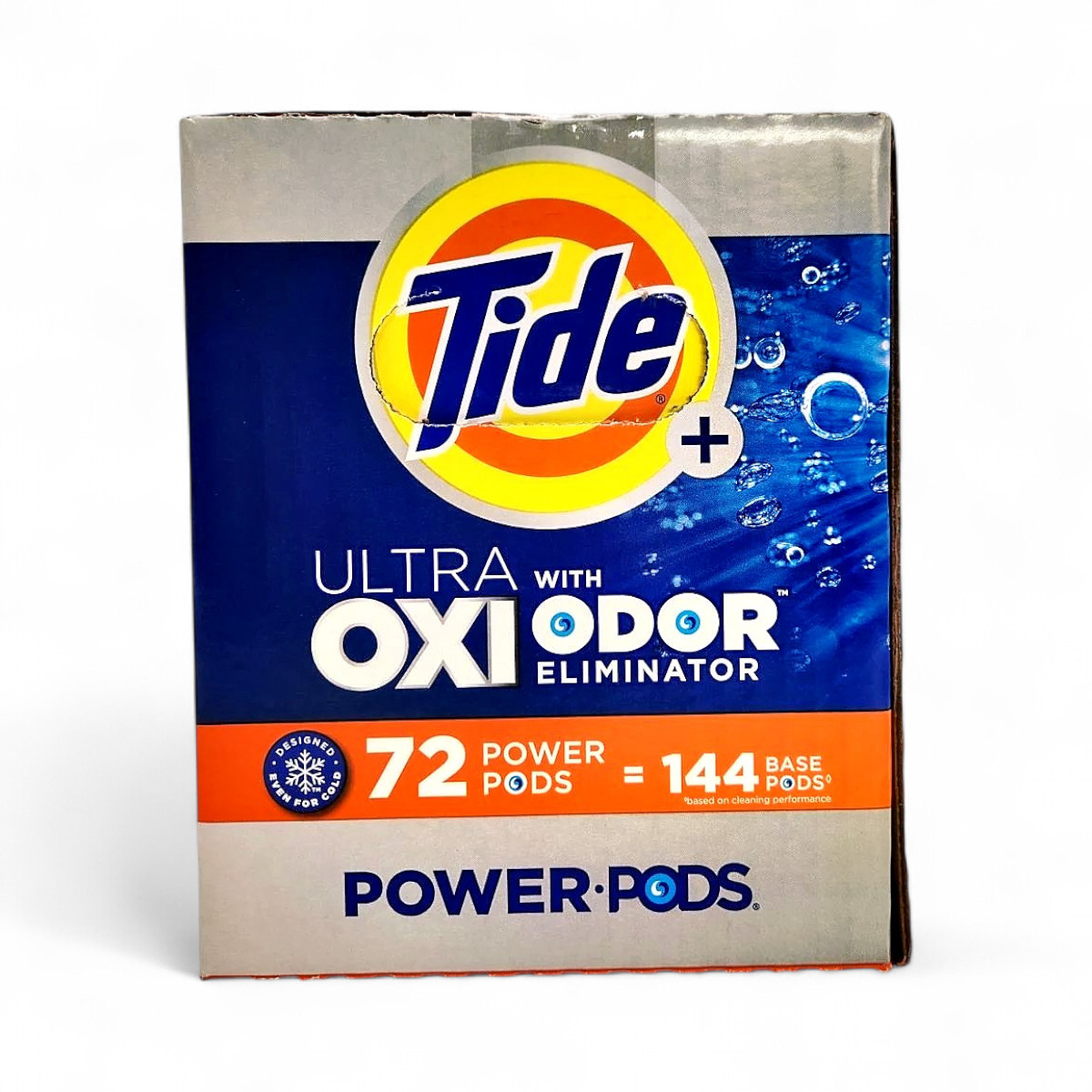 Tide Power Pods Laundry Detergent Pacs + Ultra OXI – 72 Count
