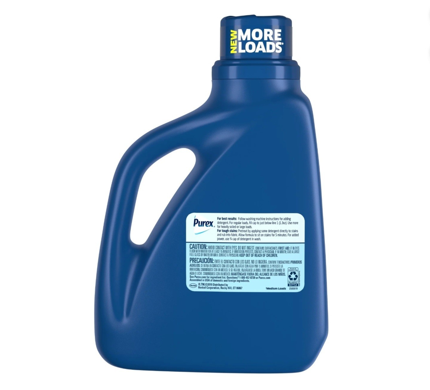 Purex Liquid Laundry Detergent Fresh Mountain Breeze 50 Ounces, 38 Load