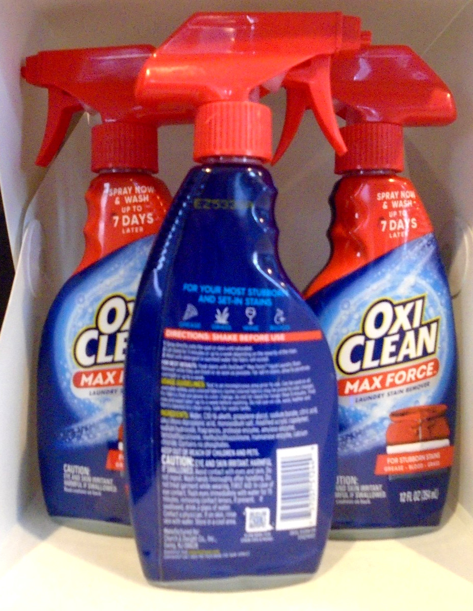 OxiClean Max Force Laundry Stain Remover Spray, 12 Fl. Oz, 3-Pack​