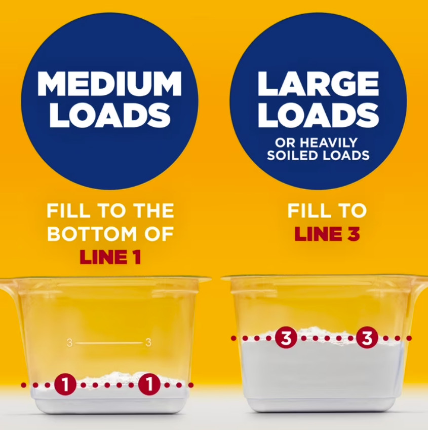 (3 Pack) ARM & HAMMER Powder Laundry Detergent, Alpine Clean, 9.56 lb, 155 Loads