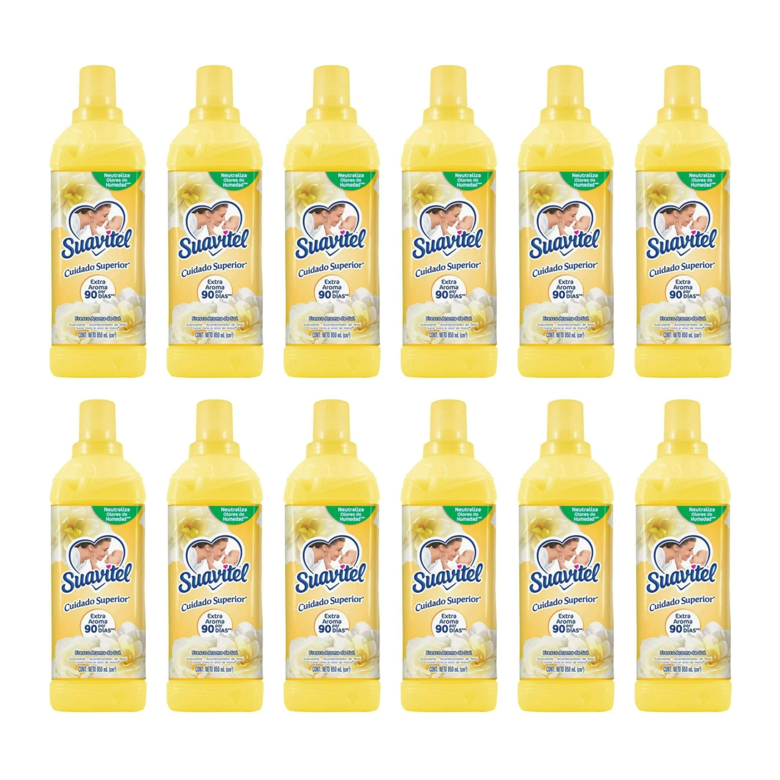 Suavitel – Cuidado Superior Fresco de Sol, 850 ml (Pack of 12)