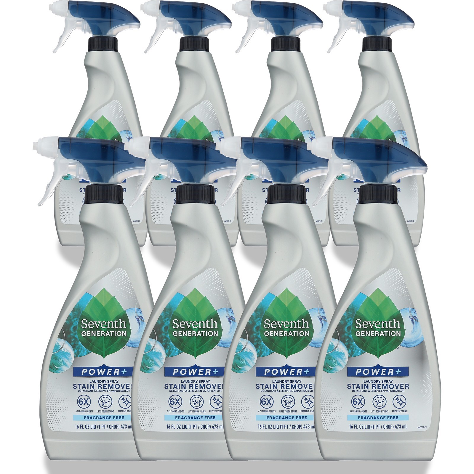Power Plus Stain Remover Laundry Spray By Seventh Generation 16 Oz Fl 8 Pack