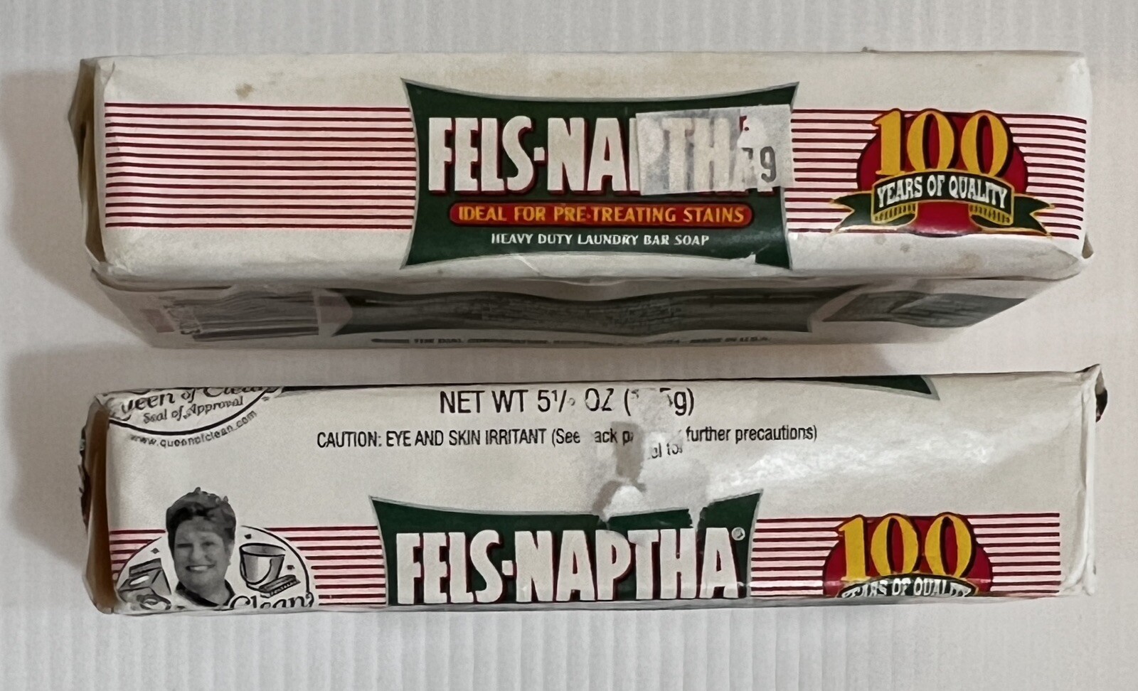 FELS- NAPTHA Heavy Duty Laundry Bar Soap Dial Corp. 5.5 Oz. Made In USA NOS