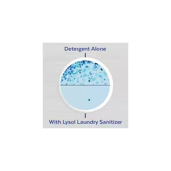 Lysol Disinfectant Laundry Sanitizer 90oz. 0% Bleach Eliminates Odor Crisp Linen