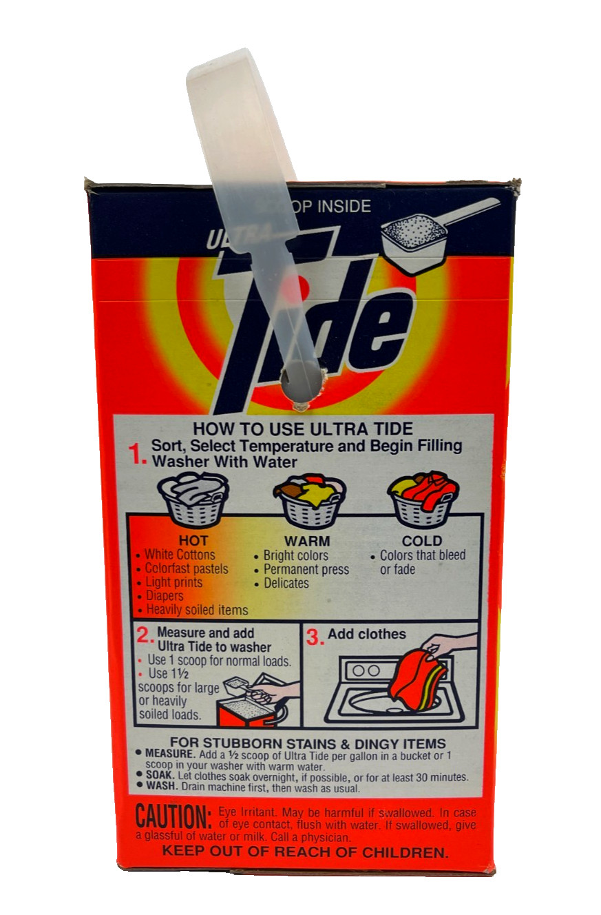 VTG Tide Ultra Powder Laundry Detergent 70 oz oz 30 loads 1992
