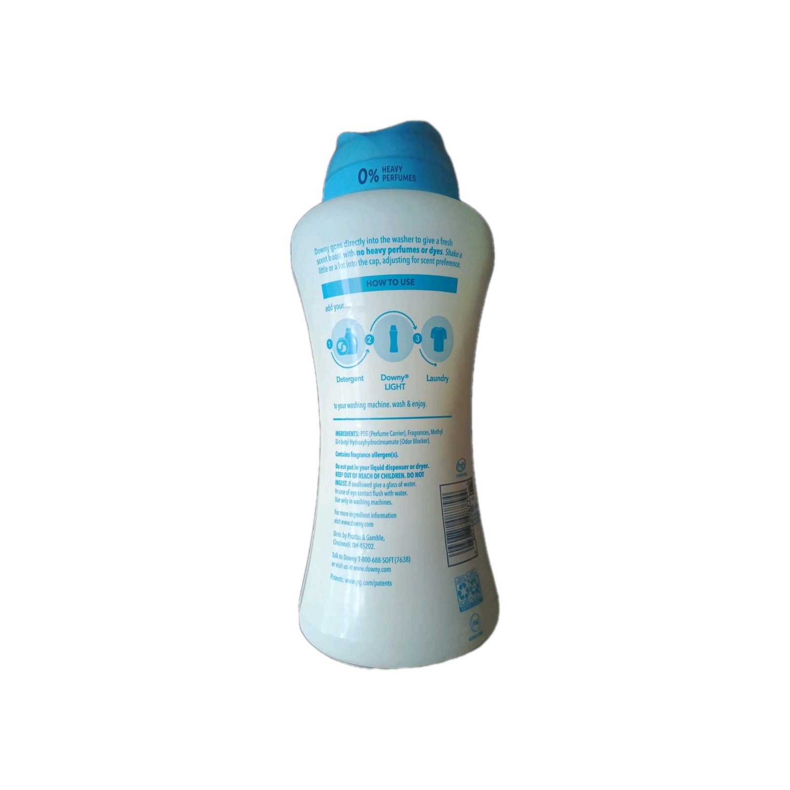 Downy Light Laundry Scent Booster Beads, Ocean Mist 24 Ounce (Pack of 1)