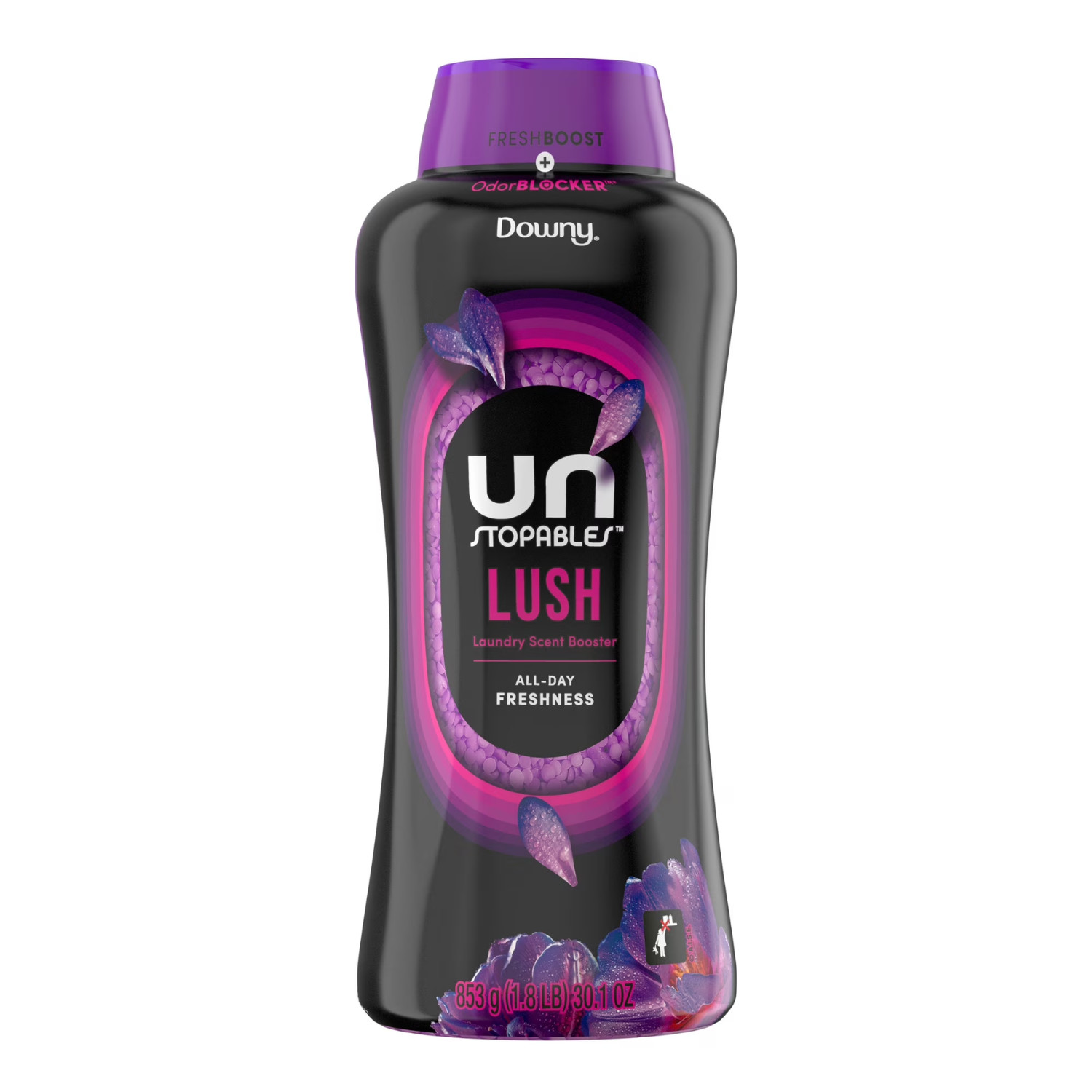 2 Pack Downy Unstopables Lush Laundry Scent Booster Beads 30.1 oz Bottle