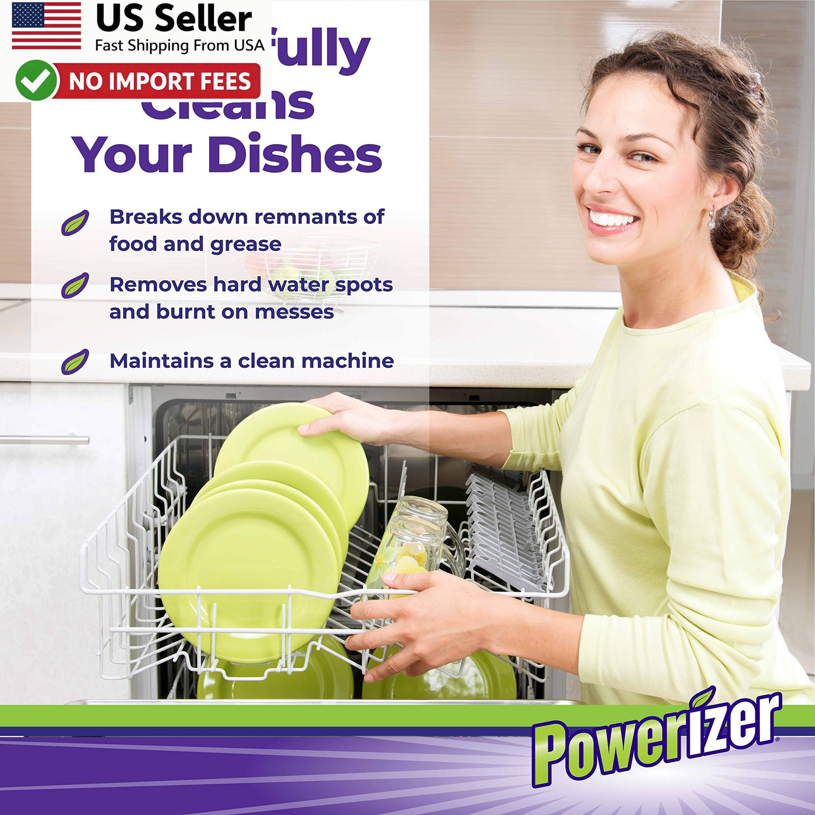 Powerizer Complete Multipurpose Cleaning Pods Laundry and Dishwasher FROM USA