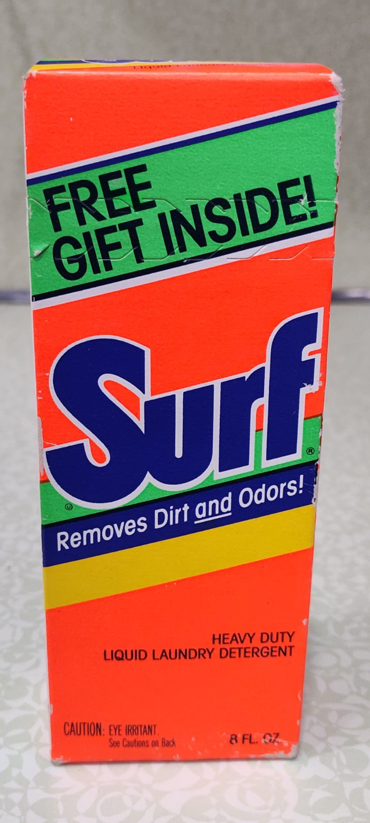 SURF Heavy Duty Liquid Laundry Detergent Sample 8 fl oz New Old Stock Soap