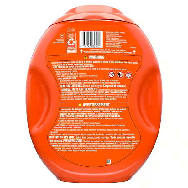 3 in 1 Spring Meadow Scent Liquid Laundry Detergent Pods, 112-Count