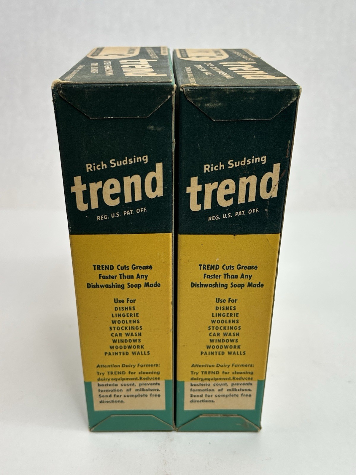 Vintage Trend 2 Pack Laundry Detergent Dish Soap Purex Sealed Boxes