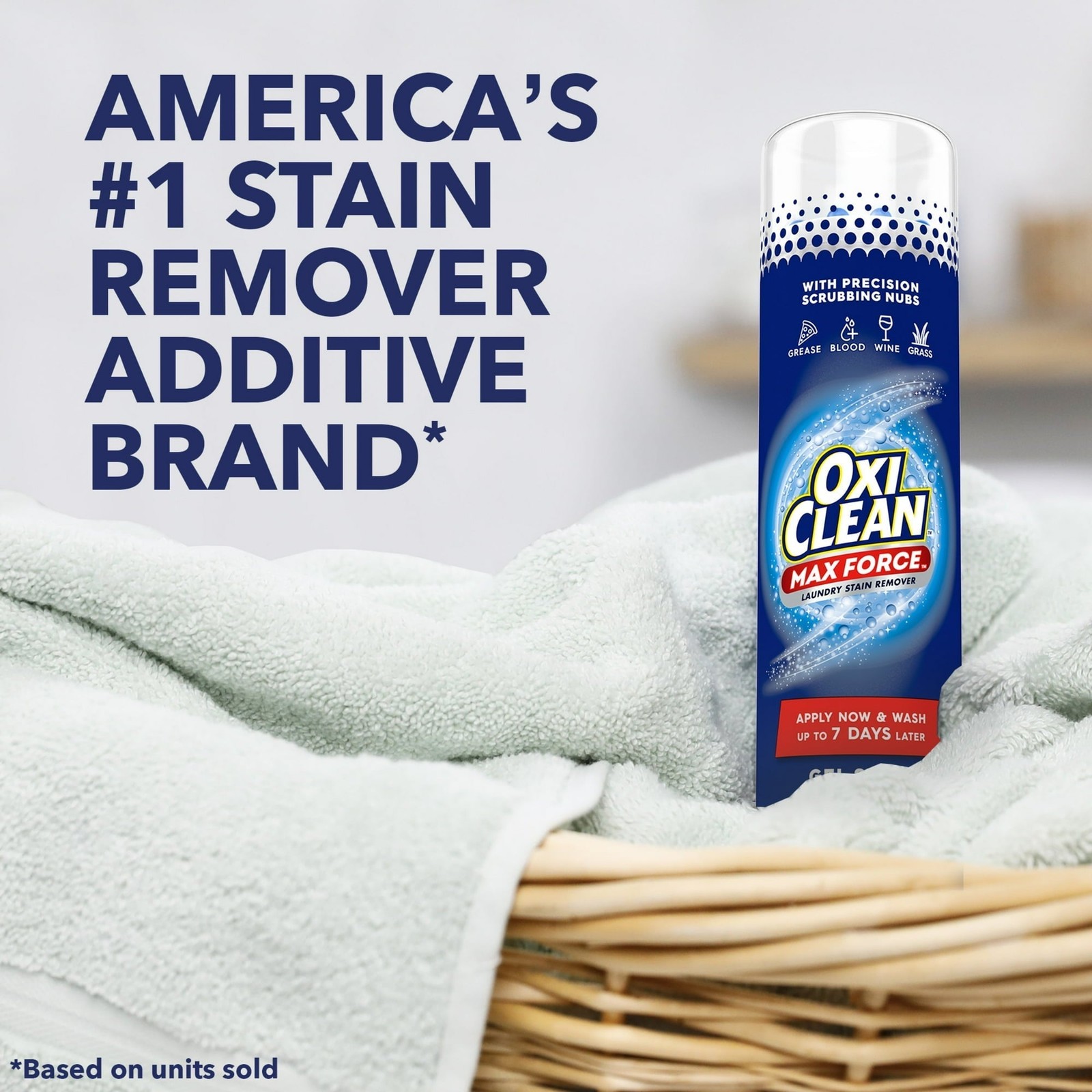 OxiClean MaxForce 5 in 1 Stain and Power Spot Remover Gel Stick 6.2oz (3 Pack)