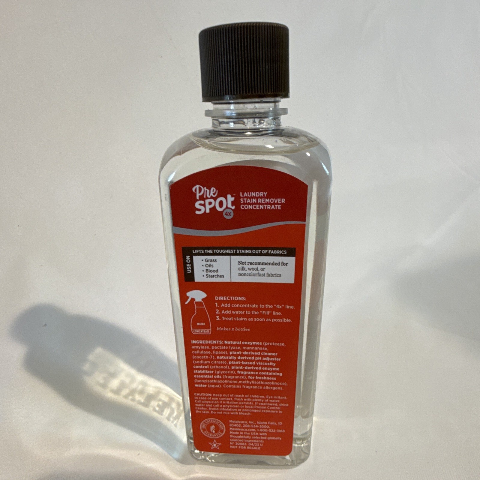 Ecosense Pre Spot 4X Concentrate Stain Remover, Fragrance-Free 8 fl oz