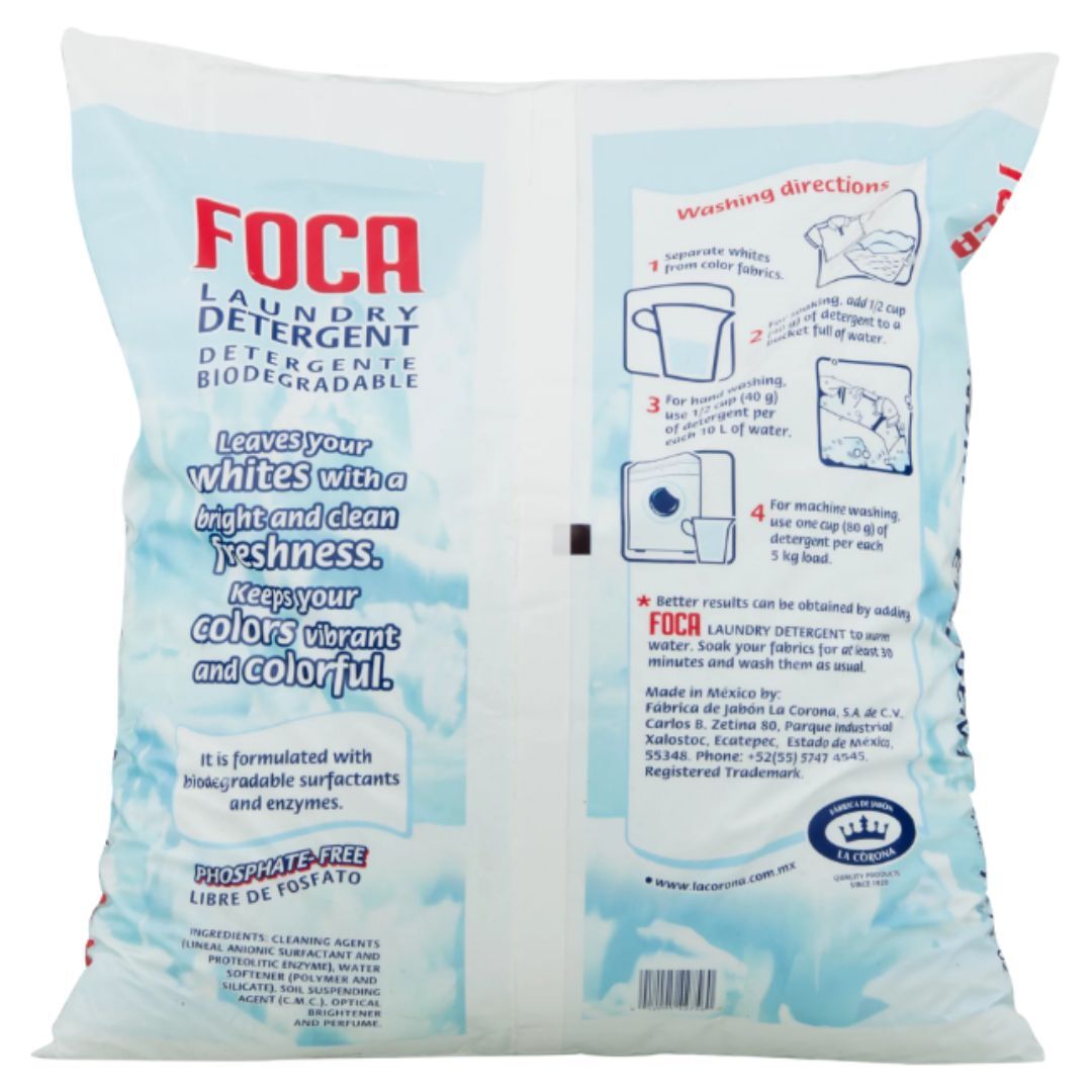 Foca Phosphate Free Laundry Detergent, 176.36 oz. USA Free Fast Shipping.