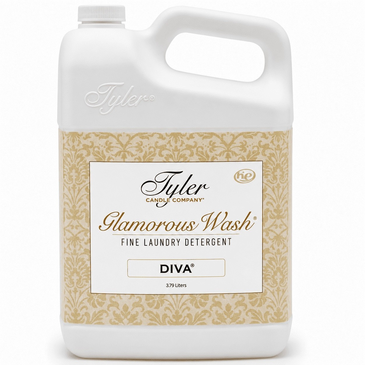 Tyler Candle Diva Glamorous Wash Liquid Laundry Detergent, 48 Loads, 128 fl oz