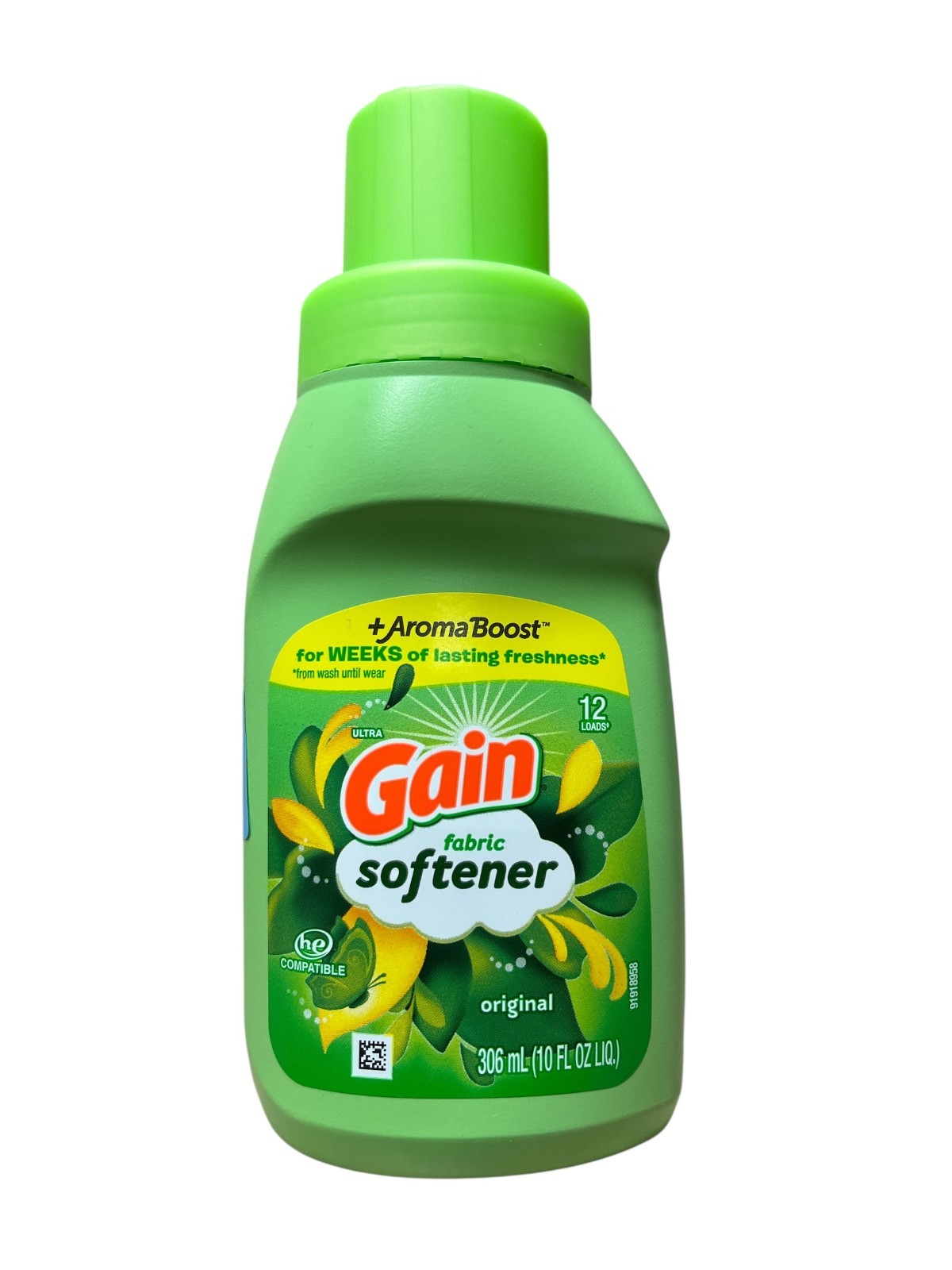 Gain Laundry Detergent Original 10 fl oz x3, HE Compatible, Fresh Scent, 6 Loads