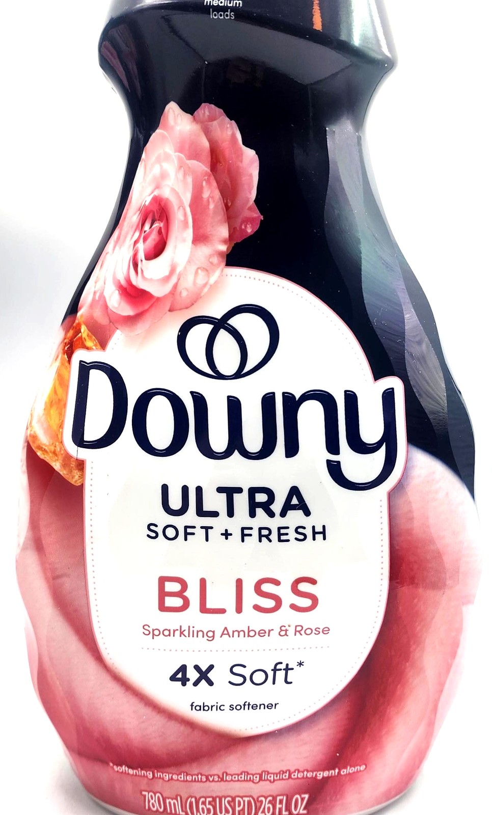 3 Downy ULTRA BLISS Sparking Amber & Rose Fabric Conditioner Softener 26 oz Ea