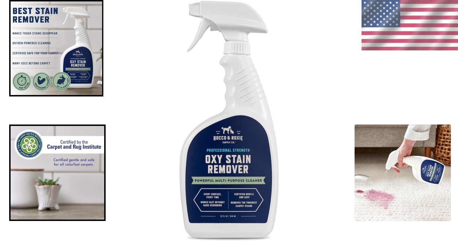 Multi-Surface Stain Remover Spray for Tough Pet and Baby Stains – Fragrance Free