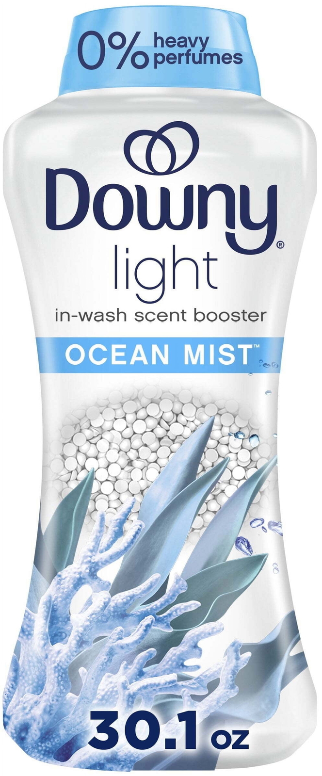 Downy Light Laundry Scent Booster Beads with Ocean Mist Scent, 30.1 oz