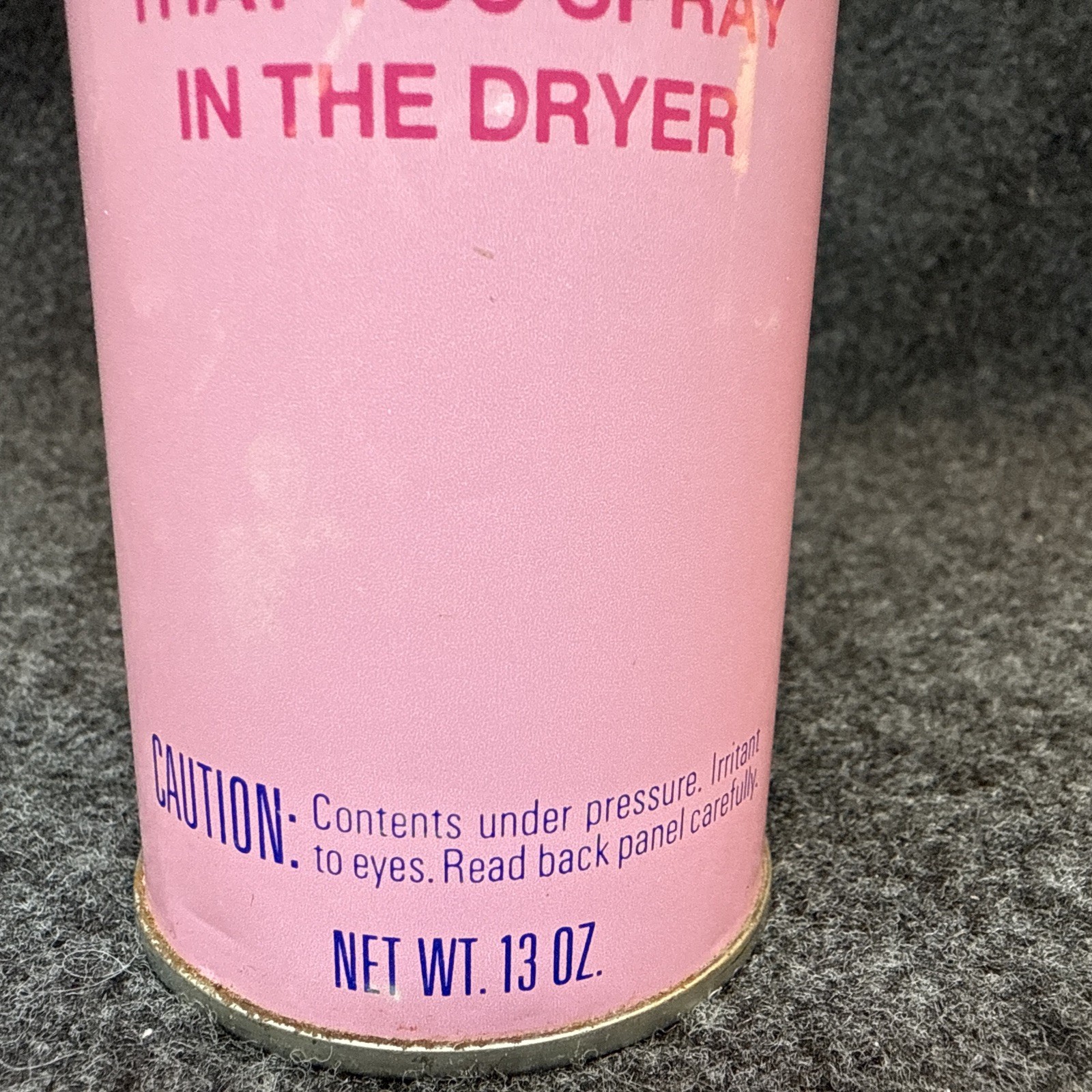 Vintage Calgon Cling Free Anti-Static Fabric Softener Can Free Flow Formula 13oz