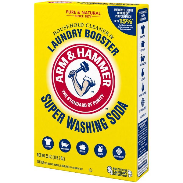 Arm & Hammer Super Washing Soda Laundry Booster, 55oz.
