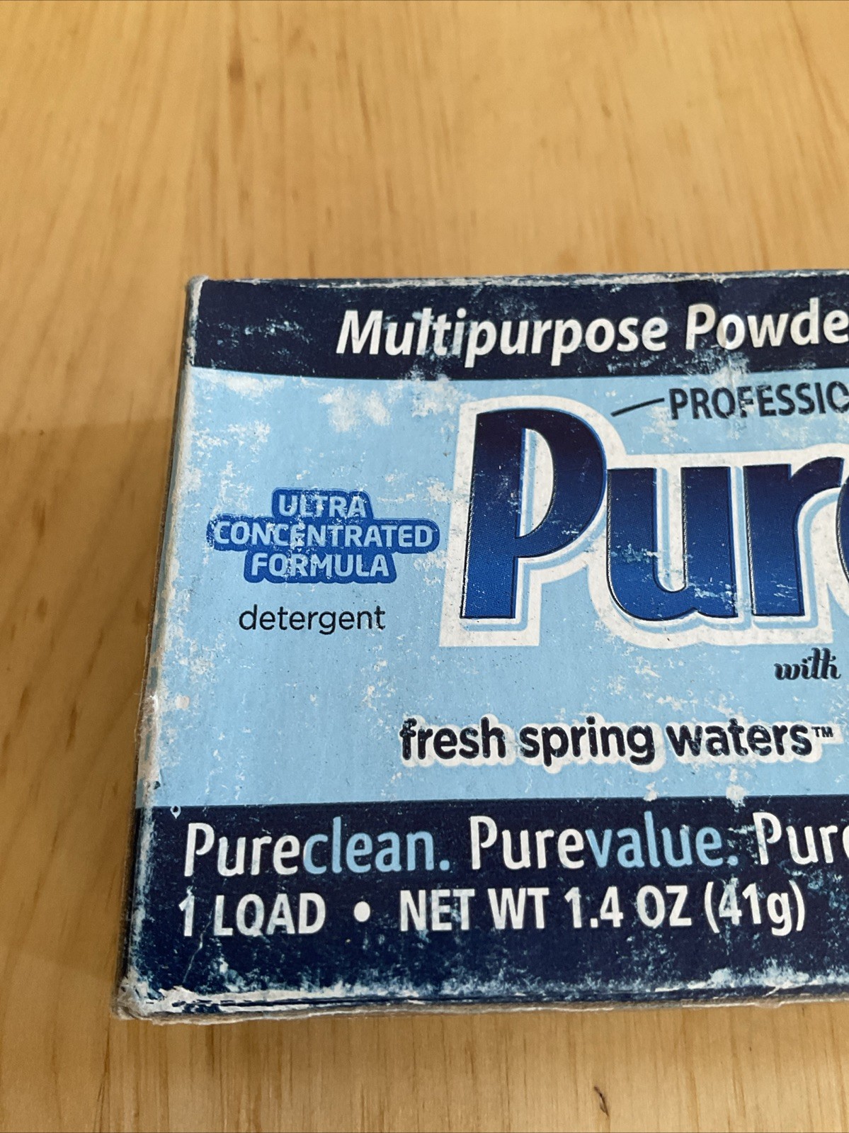 Purex Professional Powder Detergent with Crystals Fresh Spring Waters 1 Load