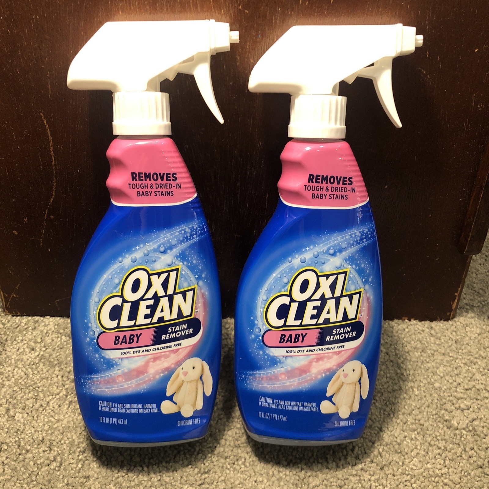 X2 Oxi Clean Baby Stain Remover Spray, Dye & Chlorine Free, 16oz