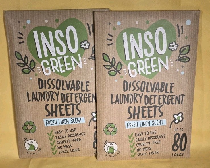 2pk Eco Laundry Detergent Sheets 160 Loads Laundry Sheets Detergent No Plastic