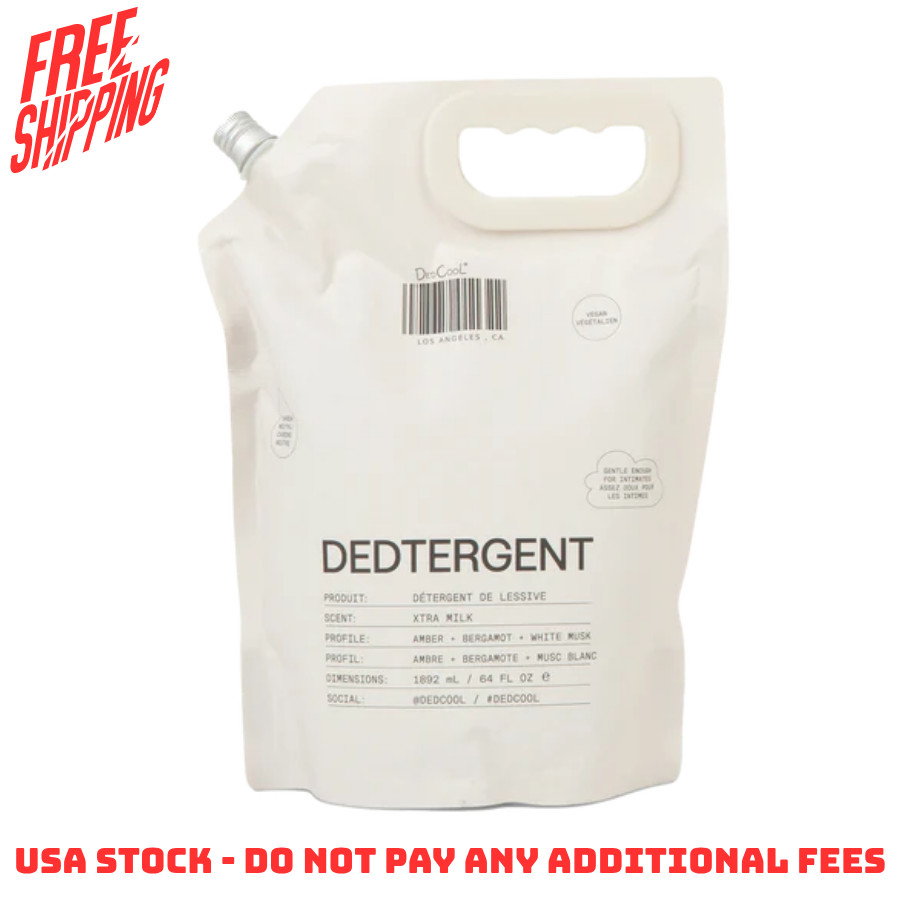 DedCool Liquid Laundry Detergent in Xtra Milk 64 fl oz – Stain-Removing Formula