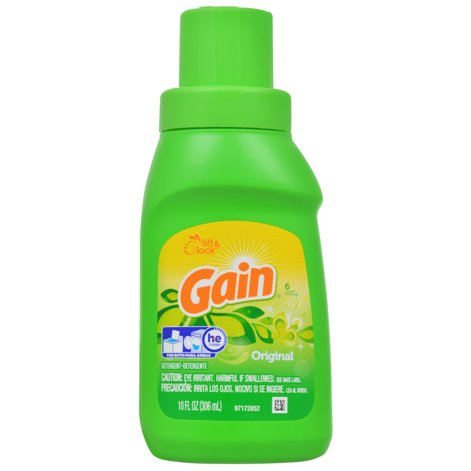 Gain Laundry Detergent Liquid, Original, 10 fl oz