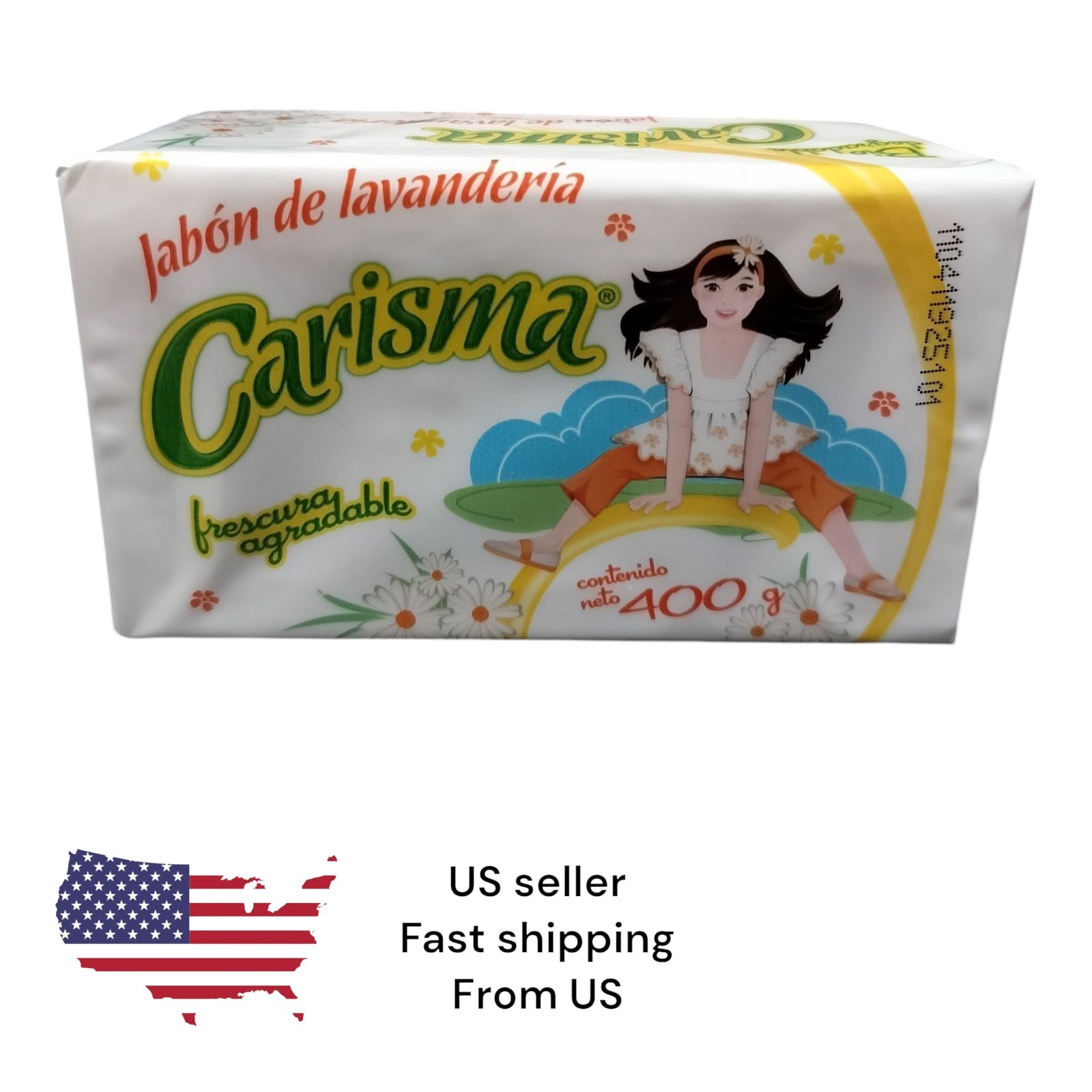 Carisma Jabón De Barra Para Lavar💯%🇲🇽 400g /Carisma Laundry Soap Bar 14.01 Oz