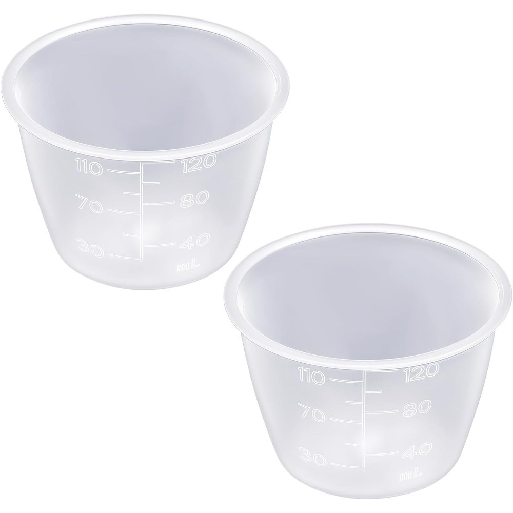 Reusable Plastic Laundry Detergent Cup 2 Pack, Washable Liquid Detergent