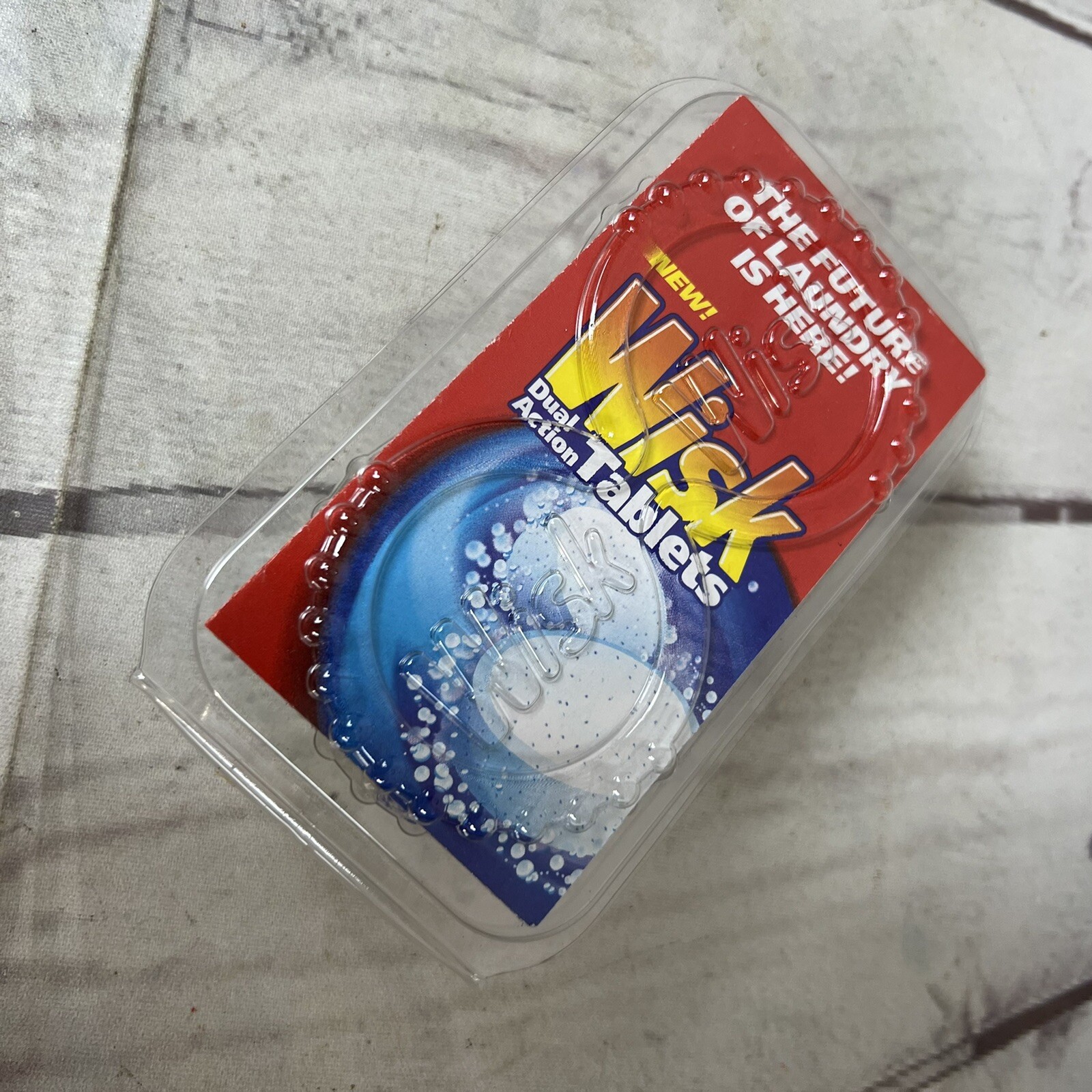 Vintage WISK Laundry Tablets 2000 Sample 2 Box