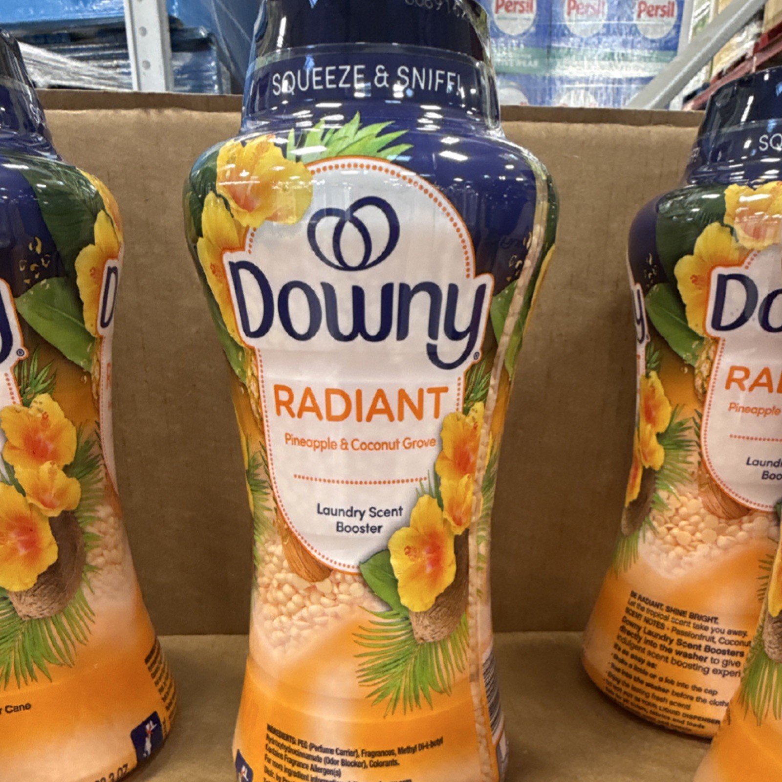 Downy Radiant Scent Booster Beads Pineapple & Coconut Grove