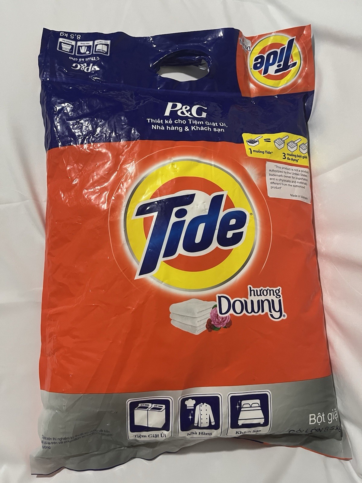 Tide Liquid Laundry Detergent with Downy 8.5kg 19lb Large Size Original