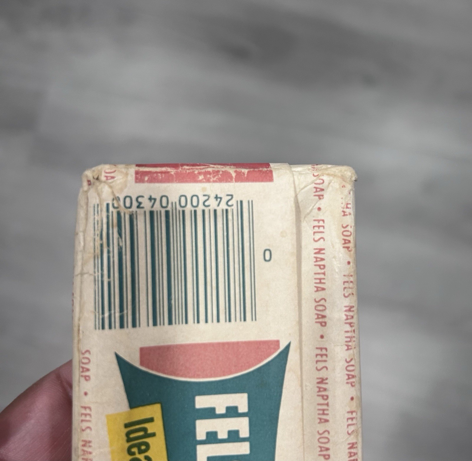 Fels-Naptha Heavy Duty Laundry Bar Soap 6.5 oz Purex Original Packaging VTG