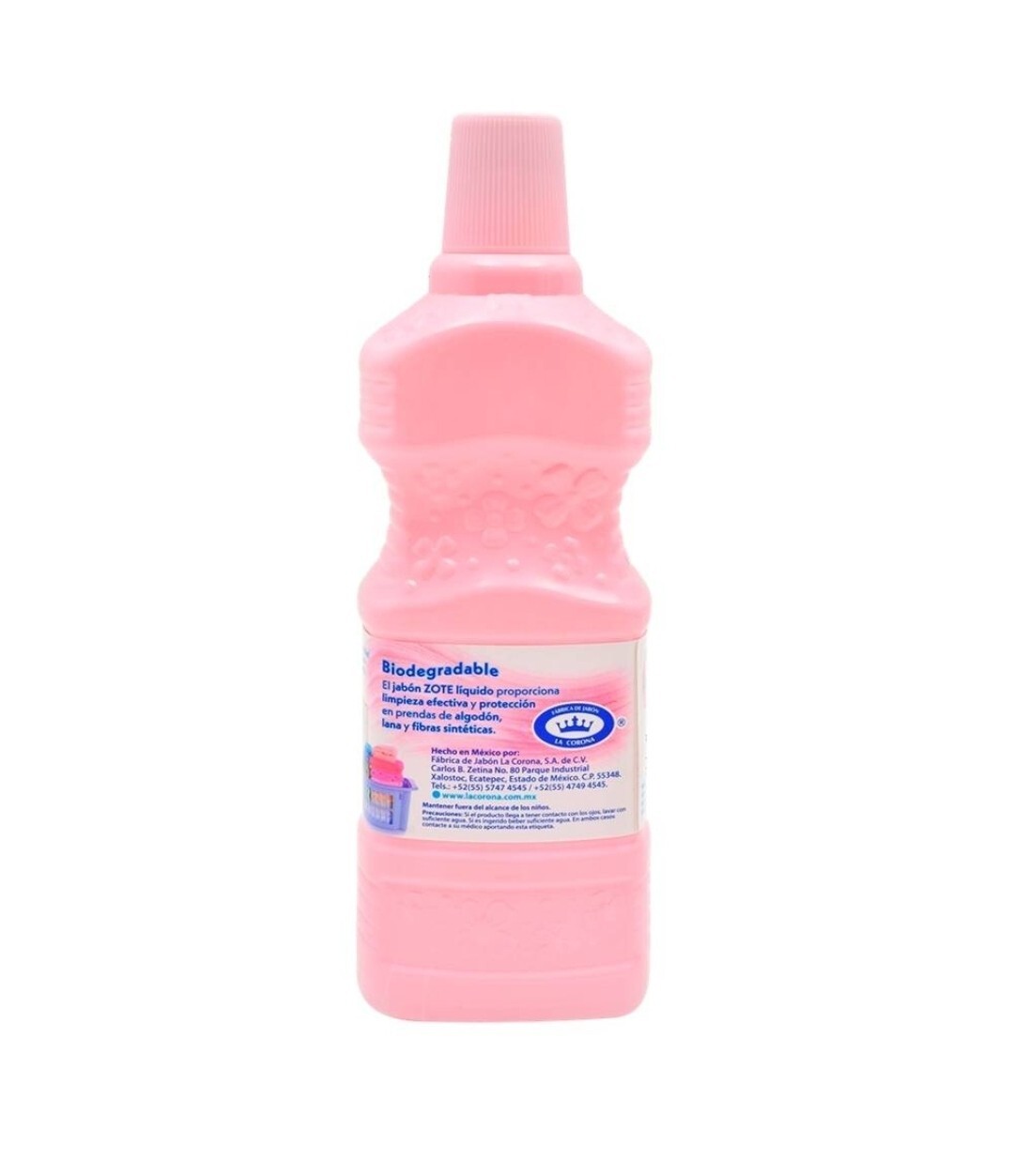 3x ZOTE Rosa Liquido 1 Lt each Large Bottles Jabon ZOTE Liquid Laundry Soap