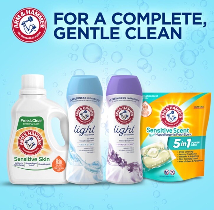 2-Pack Arm & Hammer Light In-Wash Scent Boosters Lavender Escape, 24oz Each