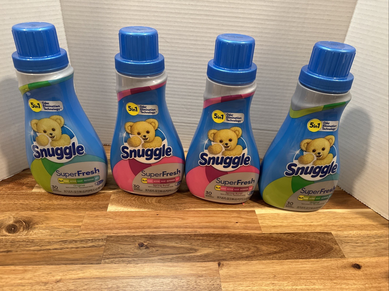 Snuggle Super Fresh Spring Burst 30 Loads Fabric Conditioner 4 Bottles Free Ship