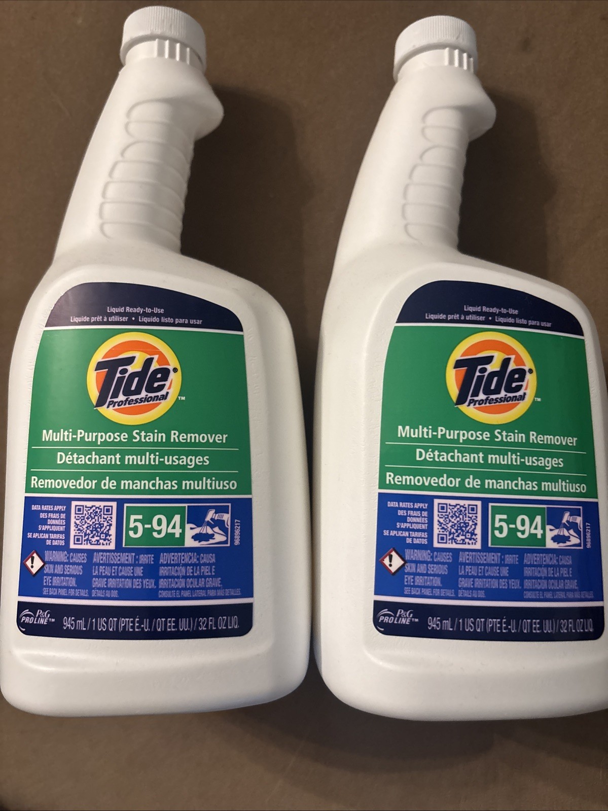 Tide Pro Professional Multi-Purpose Stain Remover Refill 32 oz *SEALED Lot Of 2