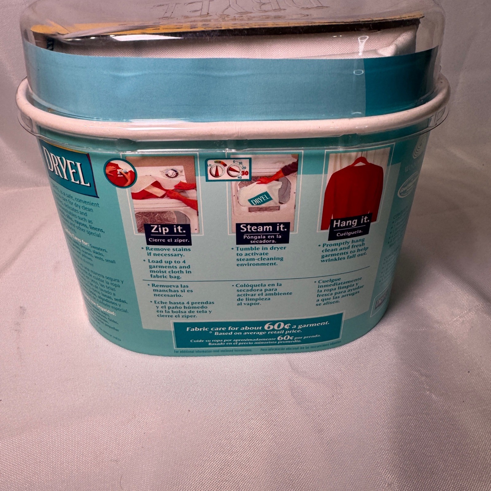 Dryel At-Home Dry Cleaner Starter Kit Clean Breeze Up to 16 Garments NEW NOS