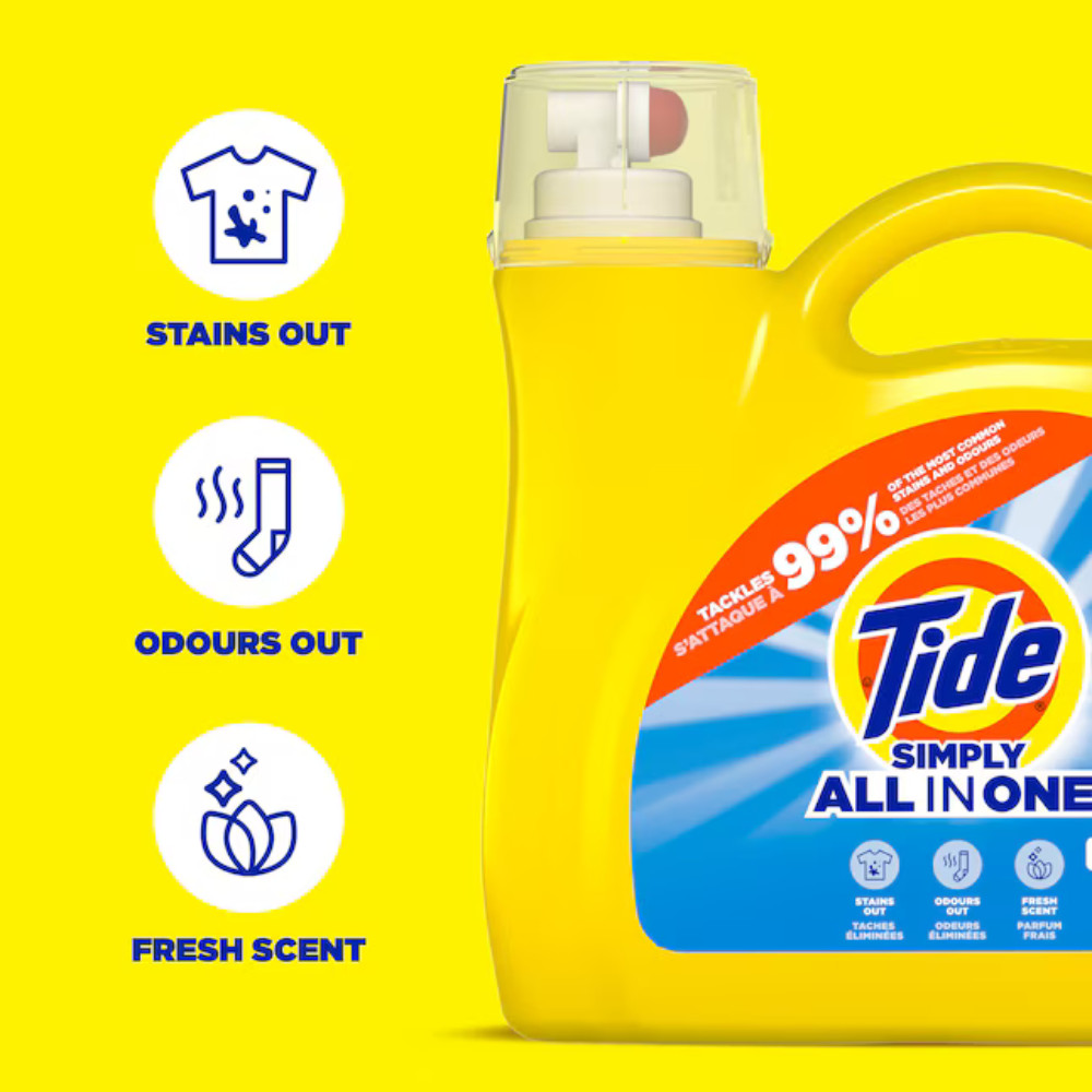 3 Pack Tide Refreshing Breeze HE Liquid Laundry Detergent, 117 fl oz, 89 Loads