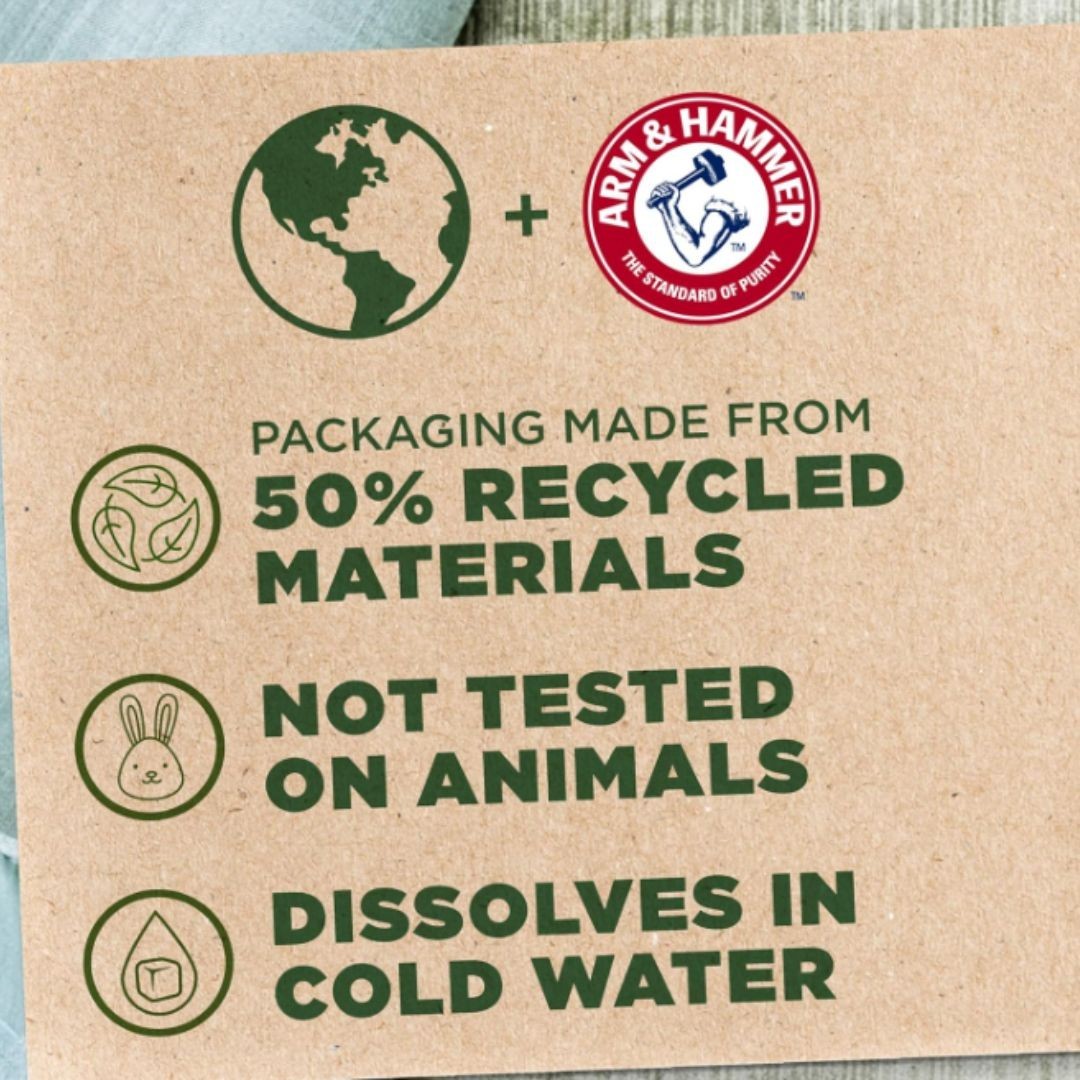 ARM & HAMMER Light In-Wash Scent Booster, Laundry Scent Booster Crisp Clean scen