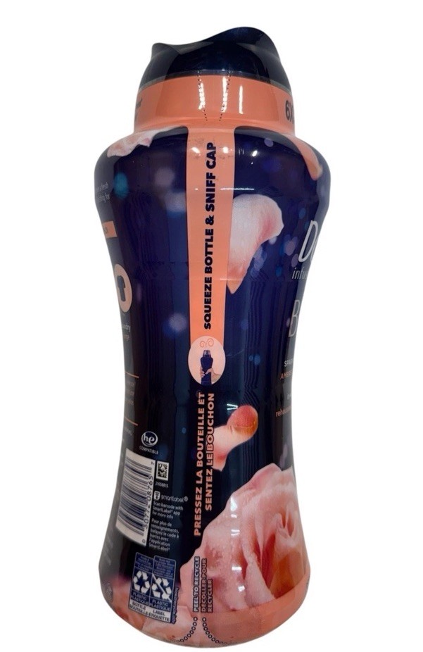Downy Infusions Bliss SPARKLING AMBER & ROSE In-Wash Booster Beads 24 oz. New