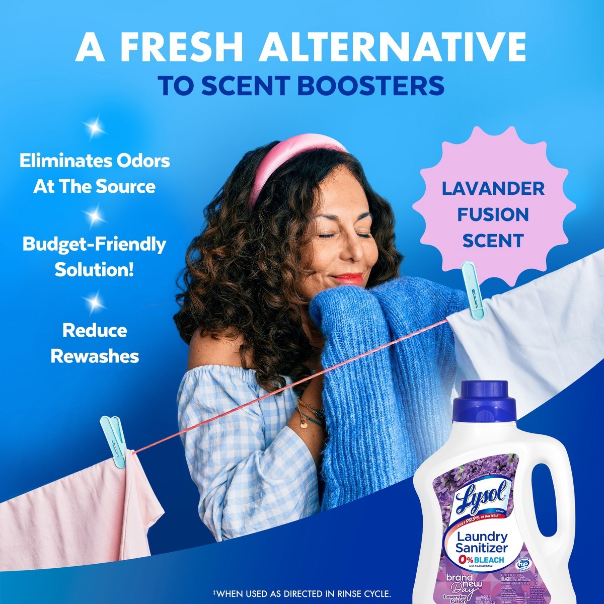 Lysol Laundry Sanitizer Lavender – 90 fl oz