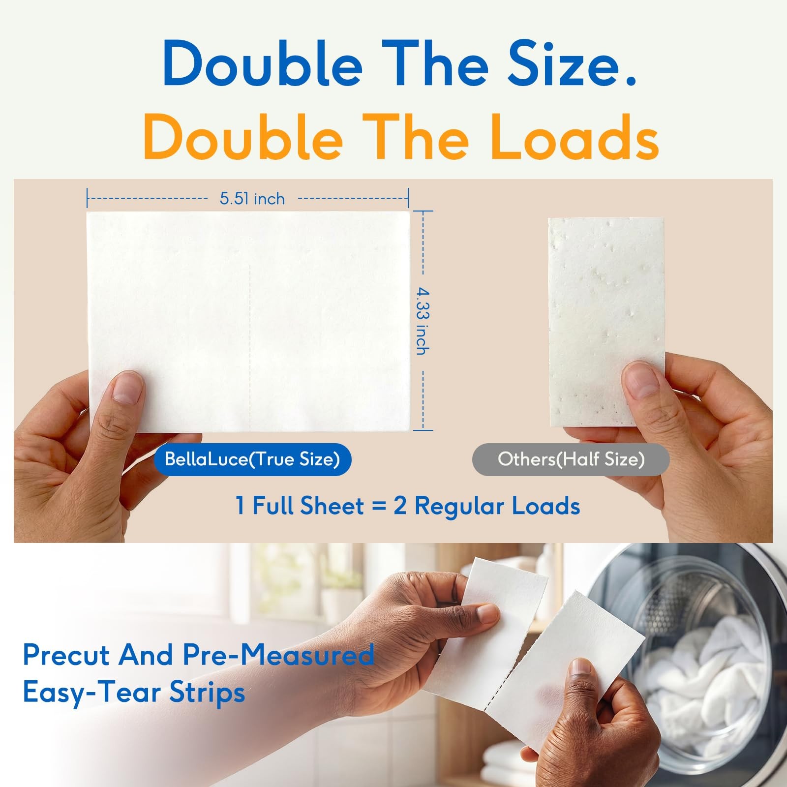 Laundry Detergent Sheets – Laundry Sheets, 240 Loads, Eco-Friendly, Plastic-F…