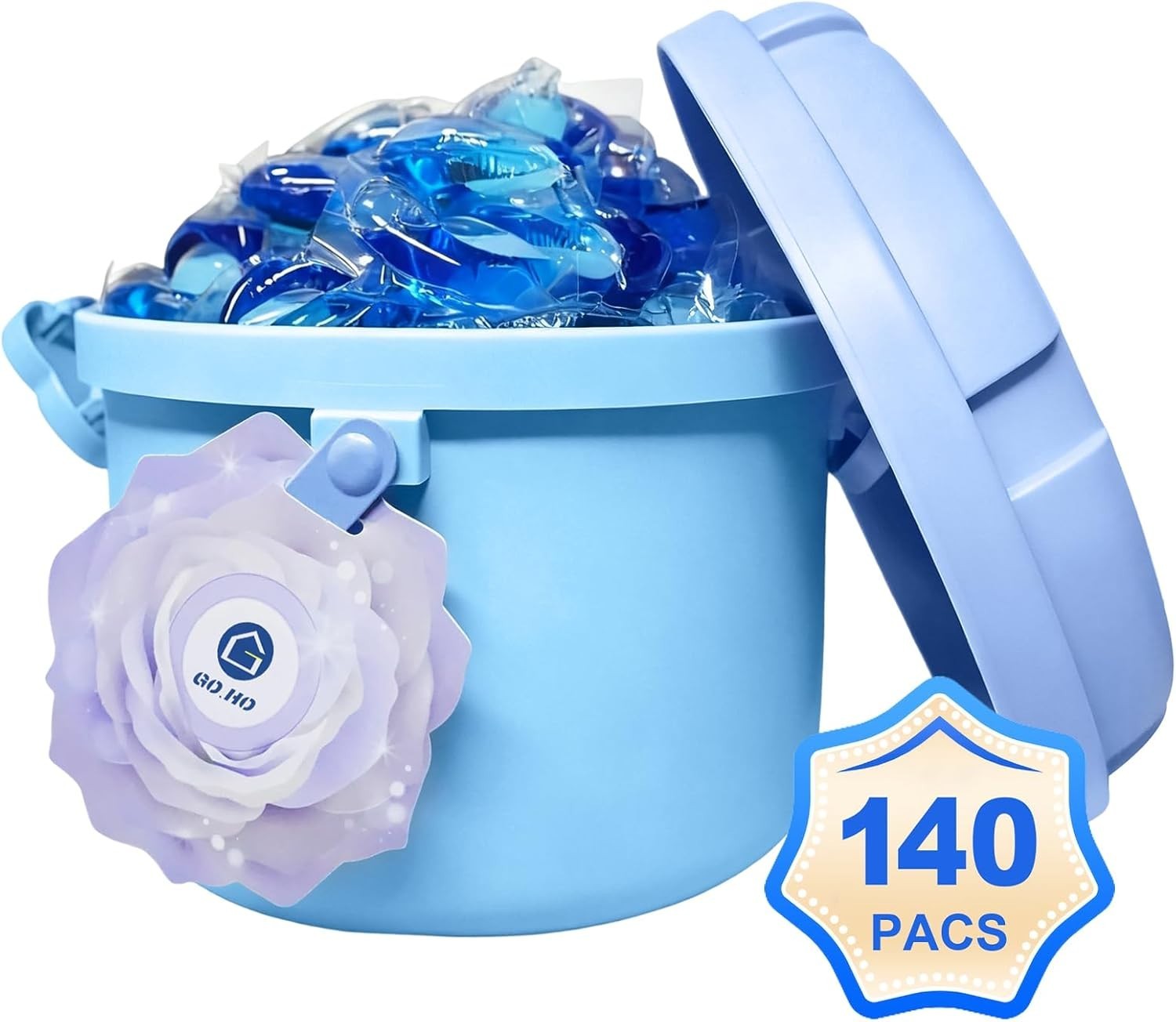 140-Count Laundry Detergent Pods – Powerful Clean, Color Protection, Fresh Burst