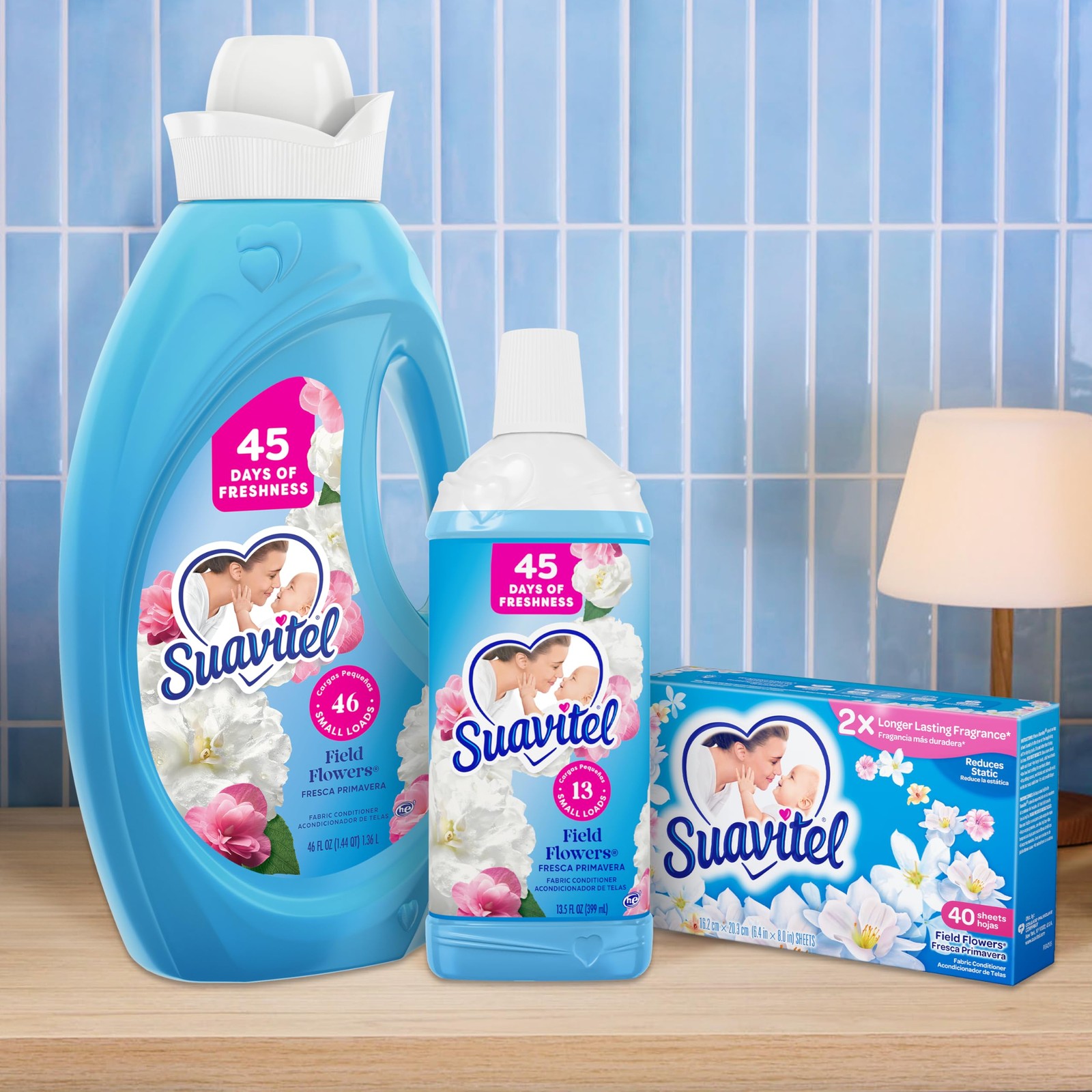 Suavitel Fabric Softener, Field Flowers 46 loads